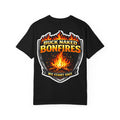Buck Naked Bonfires T‑Shirt — Funny Camping/Bonfire Graphic Tee