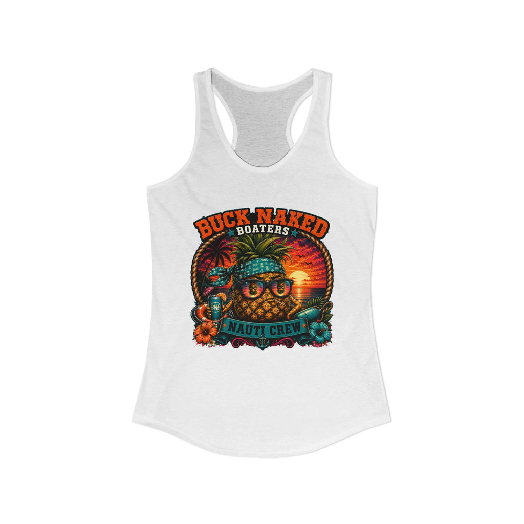 Women's pineapple nauti Racerback Tank
