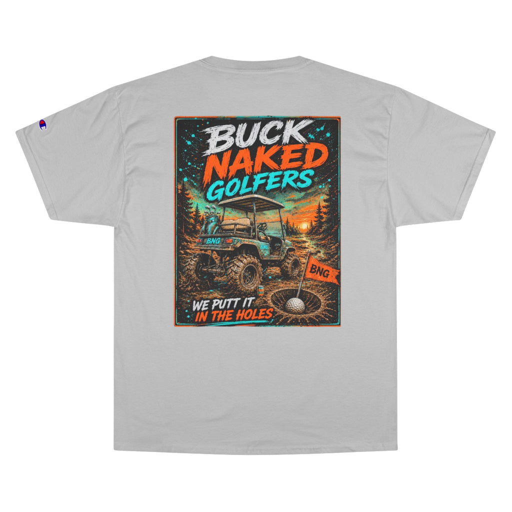 Champion buck naked Golf T-Shirt