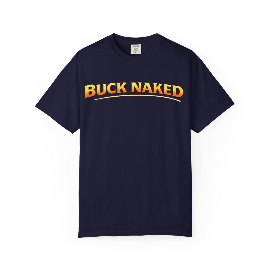 Buck Naked Floaters Kayak T-Shirt — “Paddle Me Hard” Graphic Tee