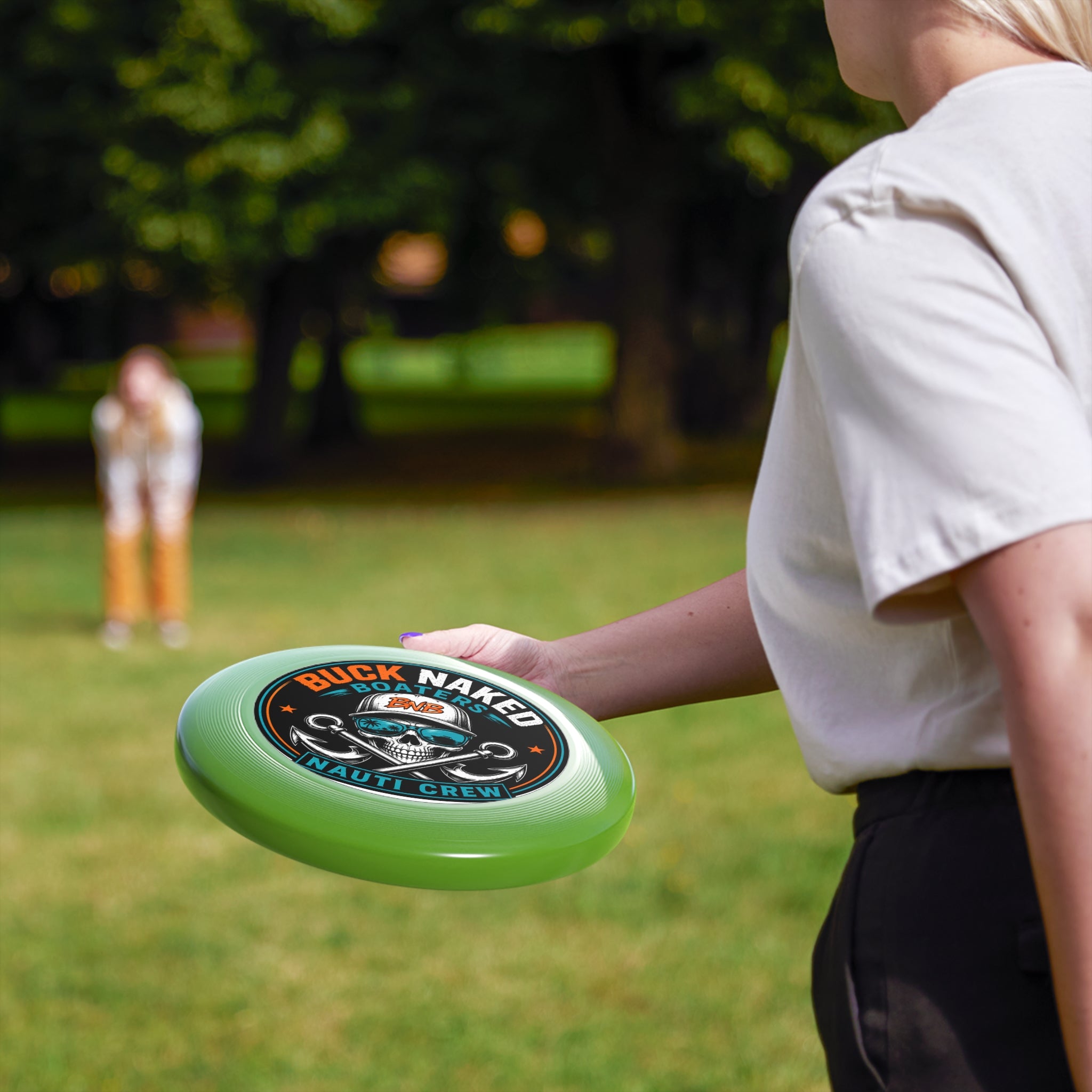 Wham-O nauti crew Frisbee