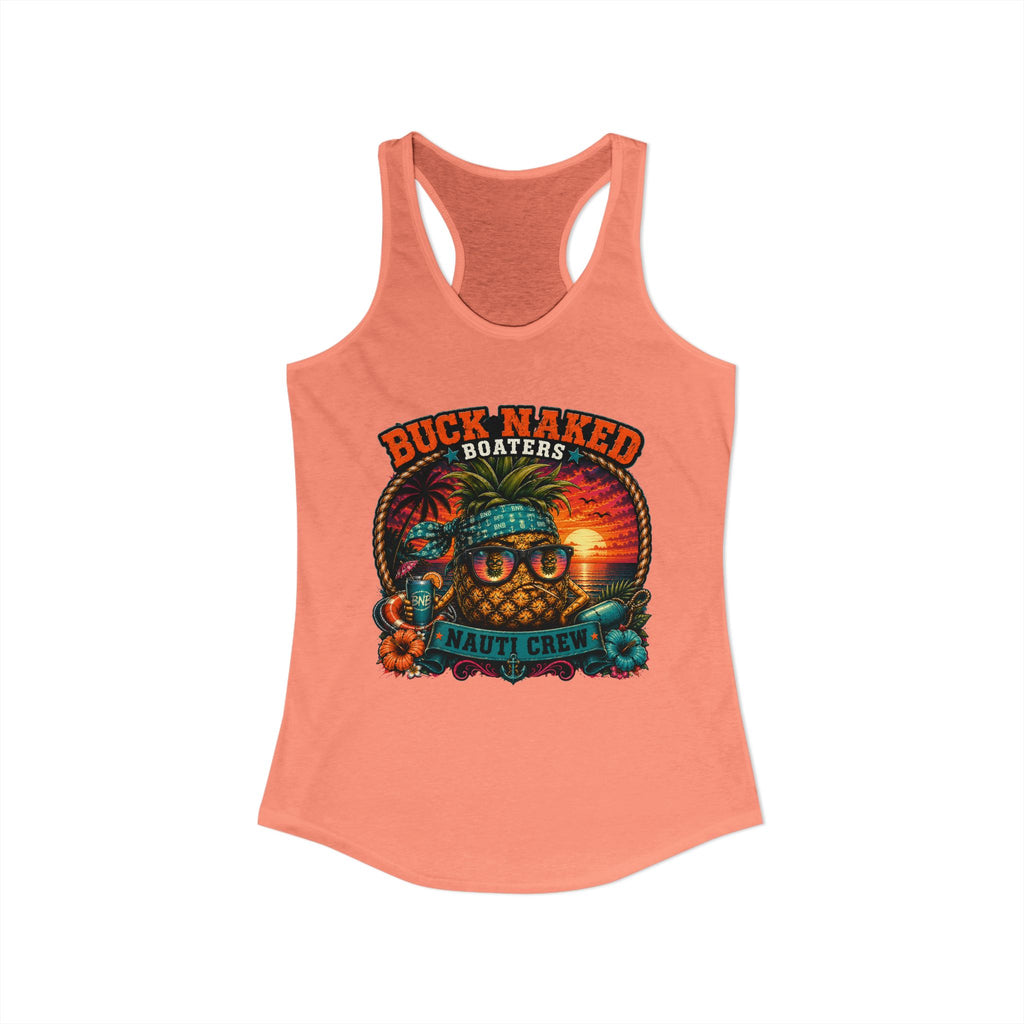 Women's pineapple nauti Racerback Tank