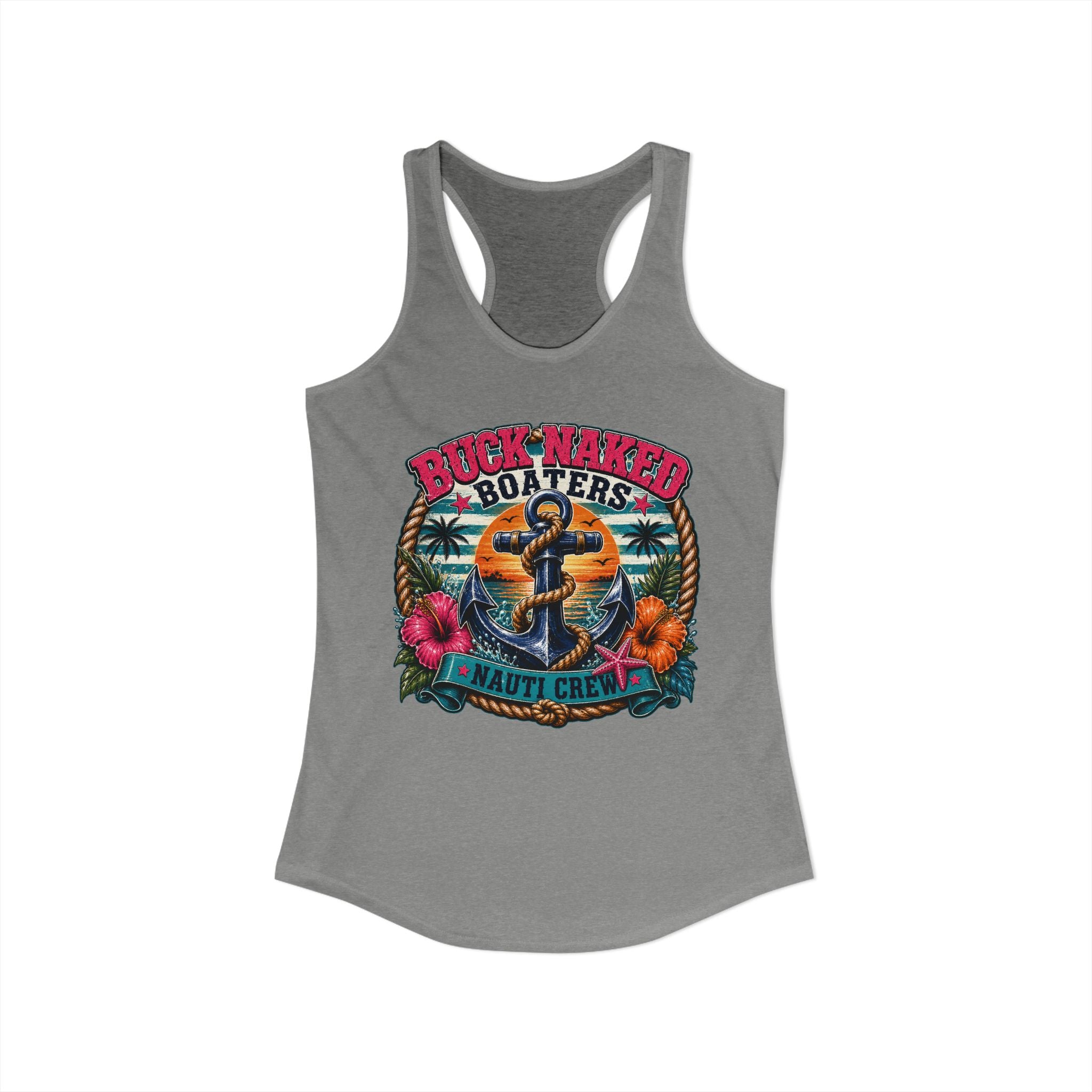 Women's anchor nauti crew Racerback Tank