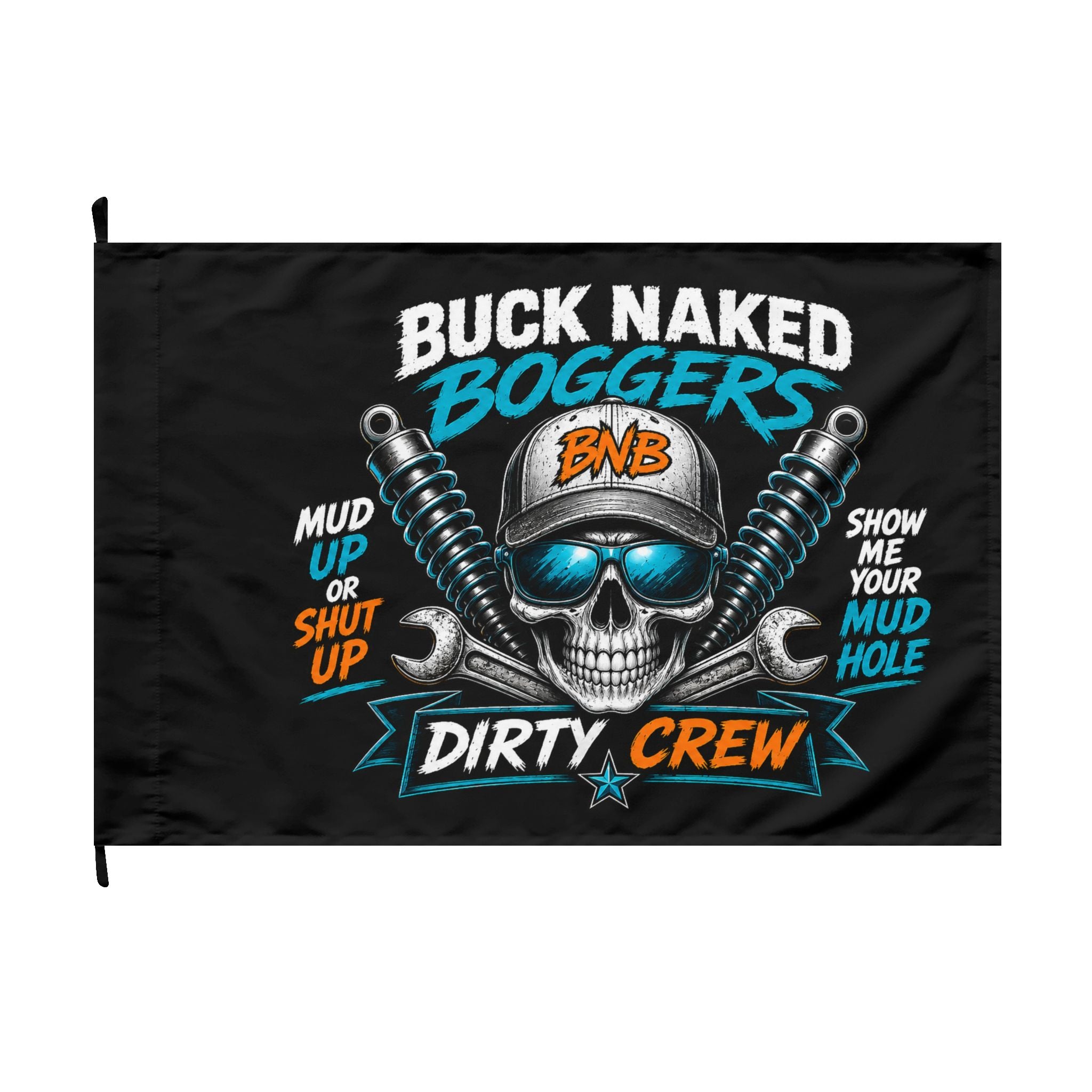 Buck Naked Boggers Double-Sided Flag