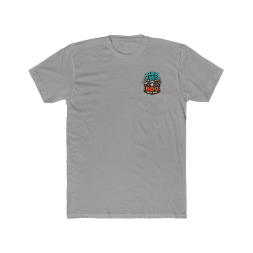 Buck naked BBQ Unisex Cotton Crew Tee