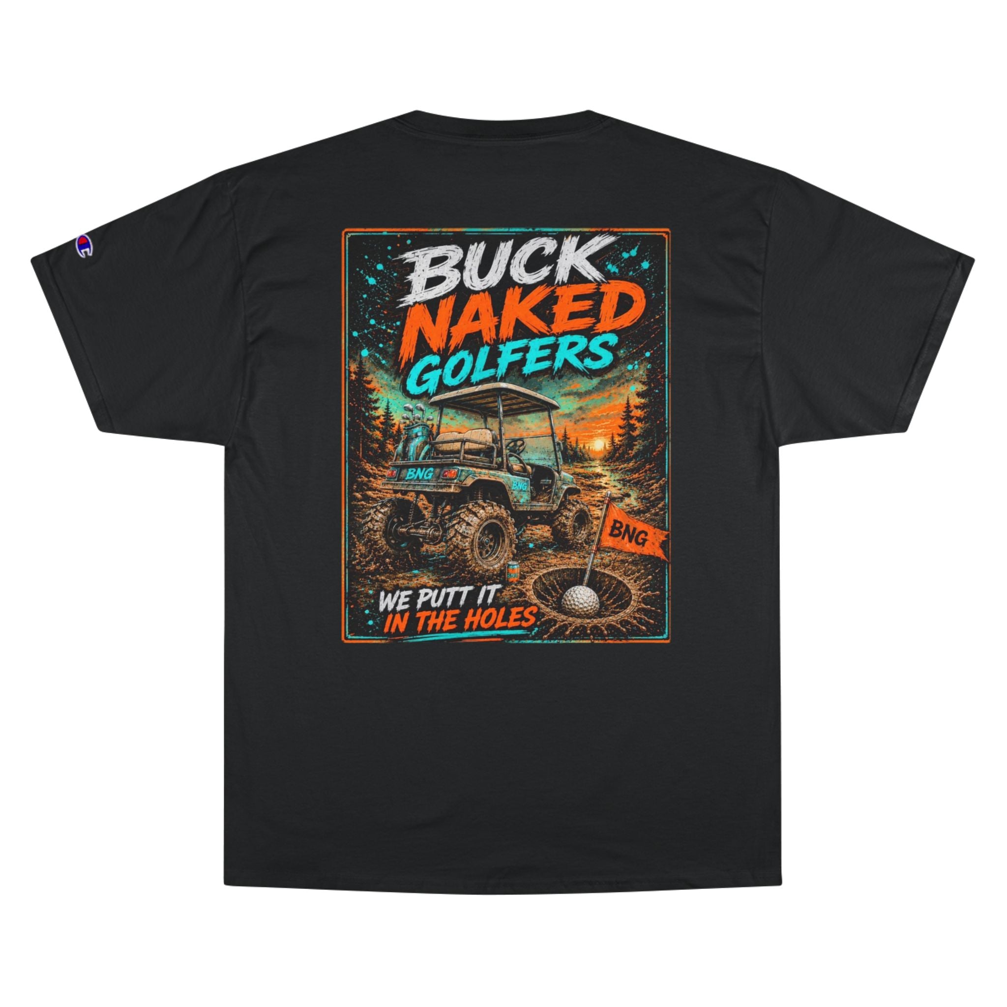 Champion buck naked Golf T-Shirt