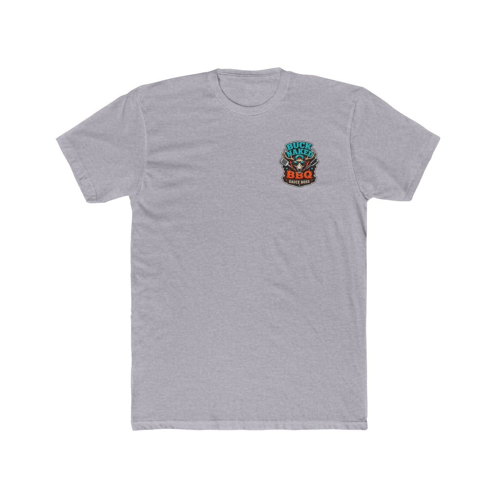 Buck naked BBQ Unisex Cotton Crew Tee