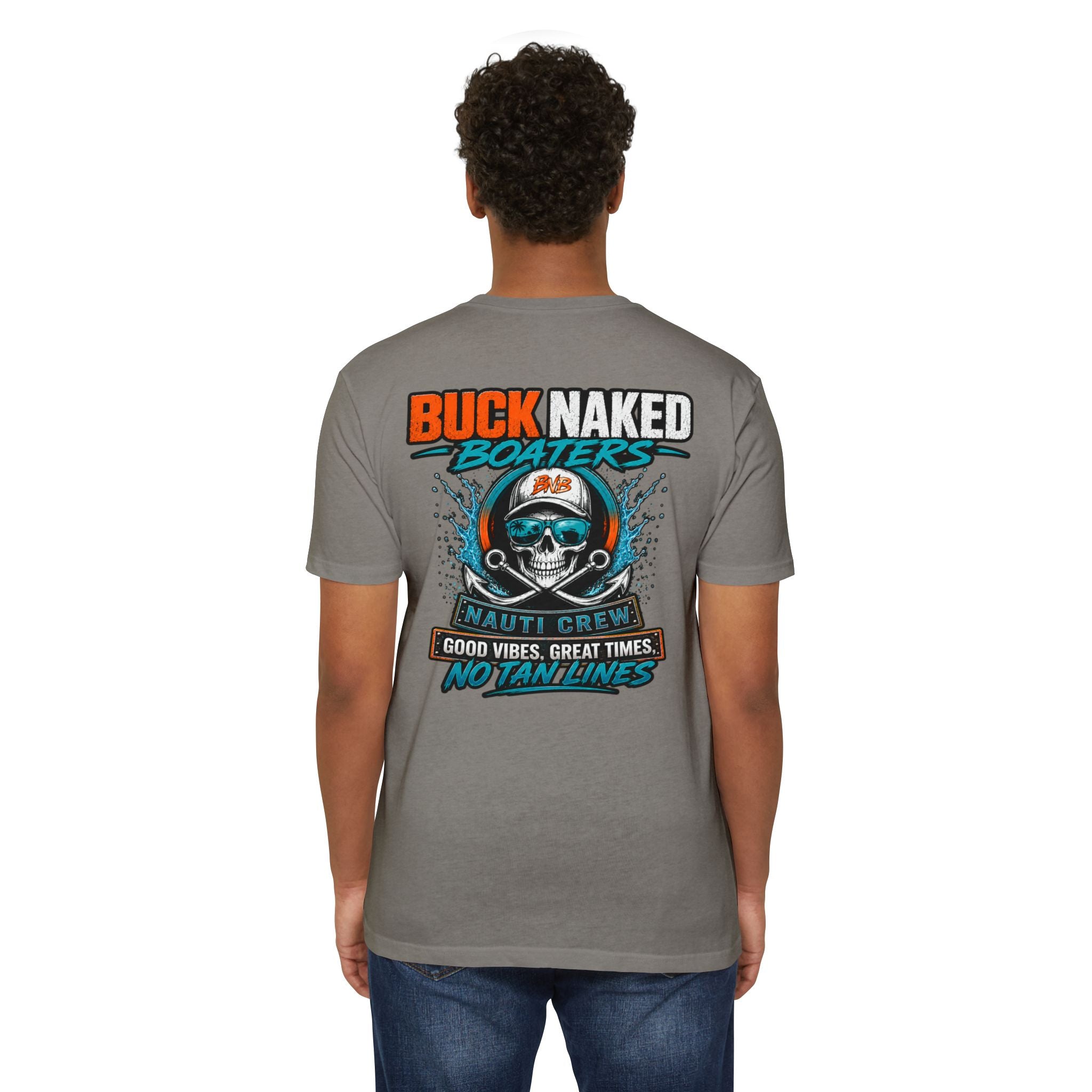 original nauti crew logo Unisex CVC Jersey T-shirt