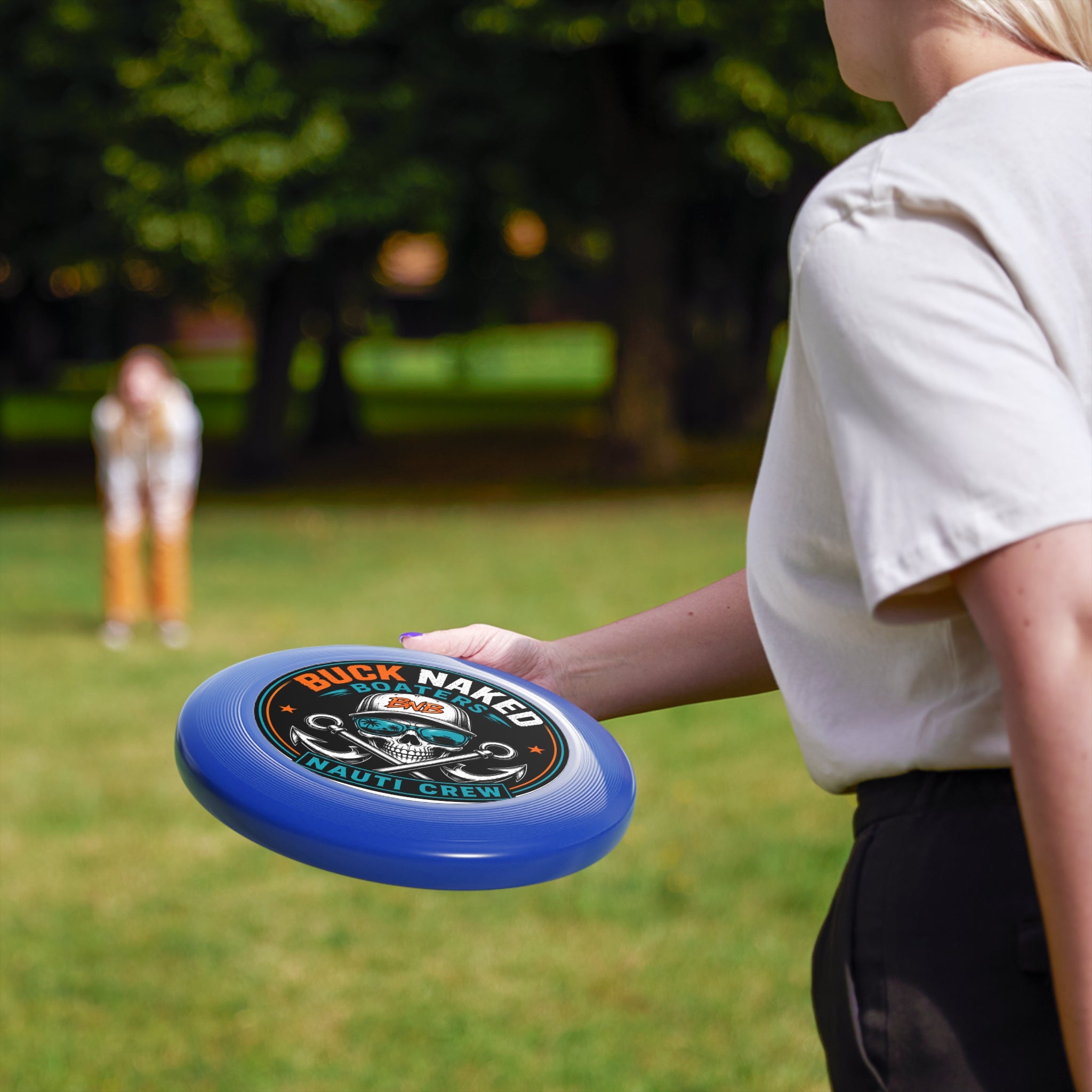 Wham-O nauti crew Frisbee
