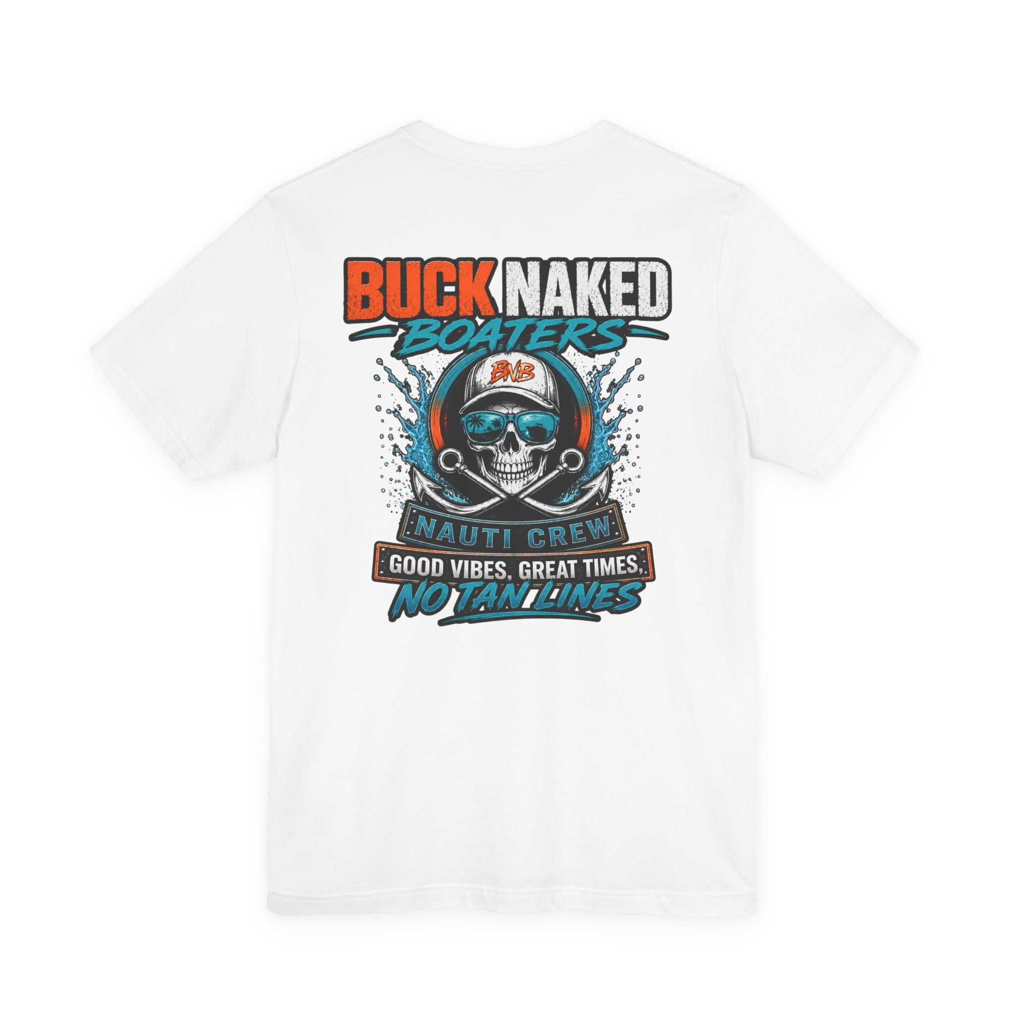 original nauti skull crew Unisex tee