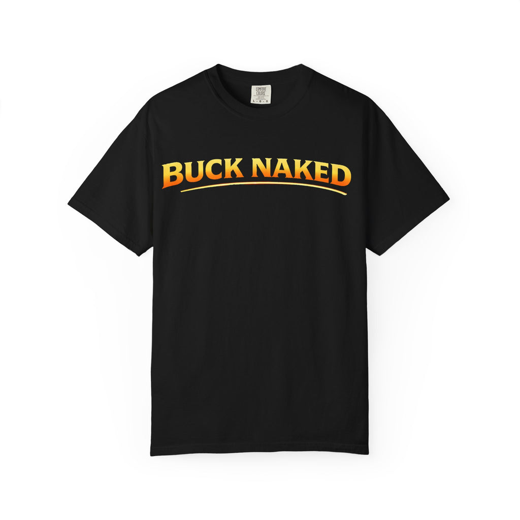 Buck Naked Floaters Kayak T-Shirt — “Paddle Me Hard” Graphic Tee