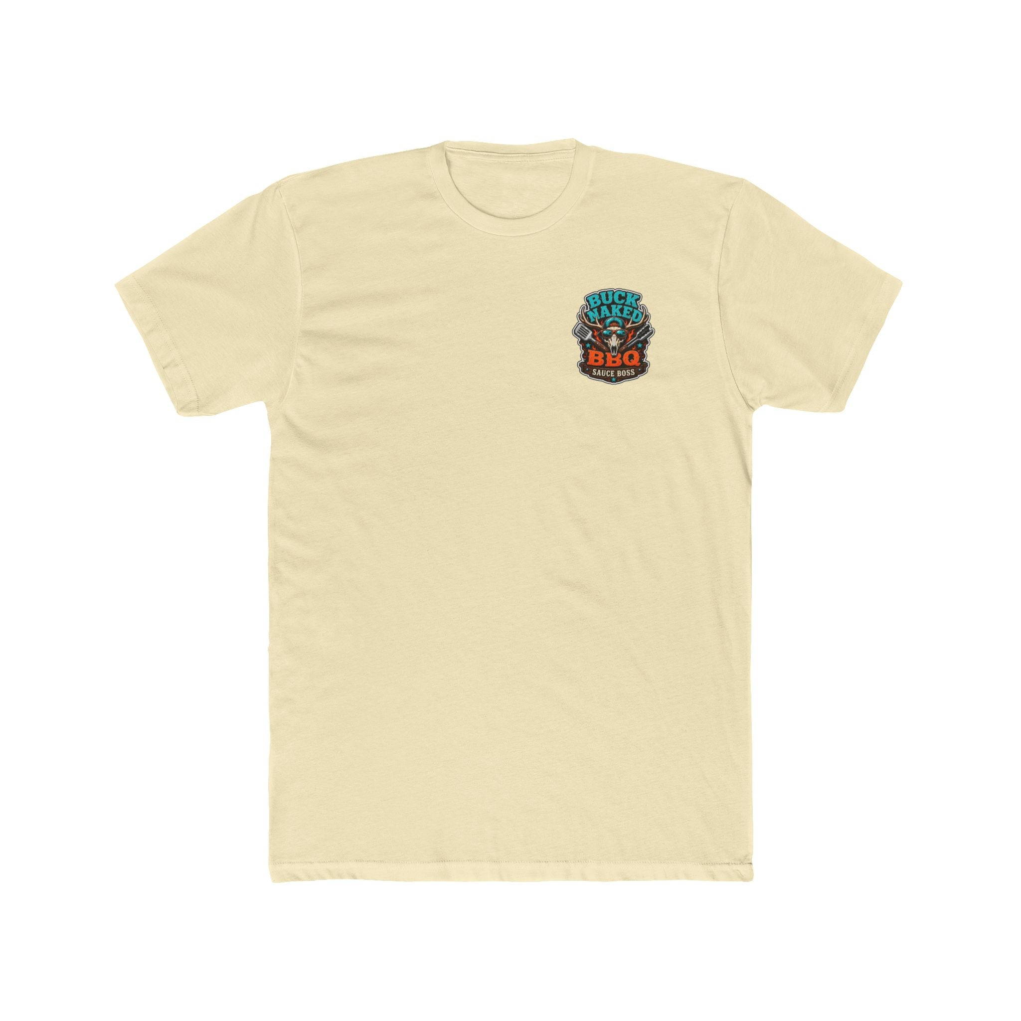 Buck naked BBQ Unisex Cotton Crew Tee
