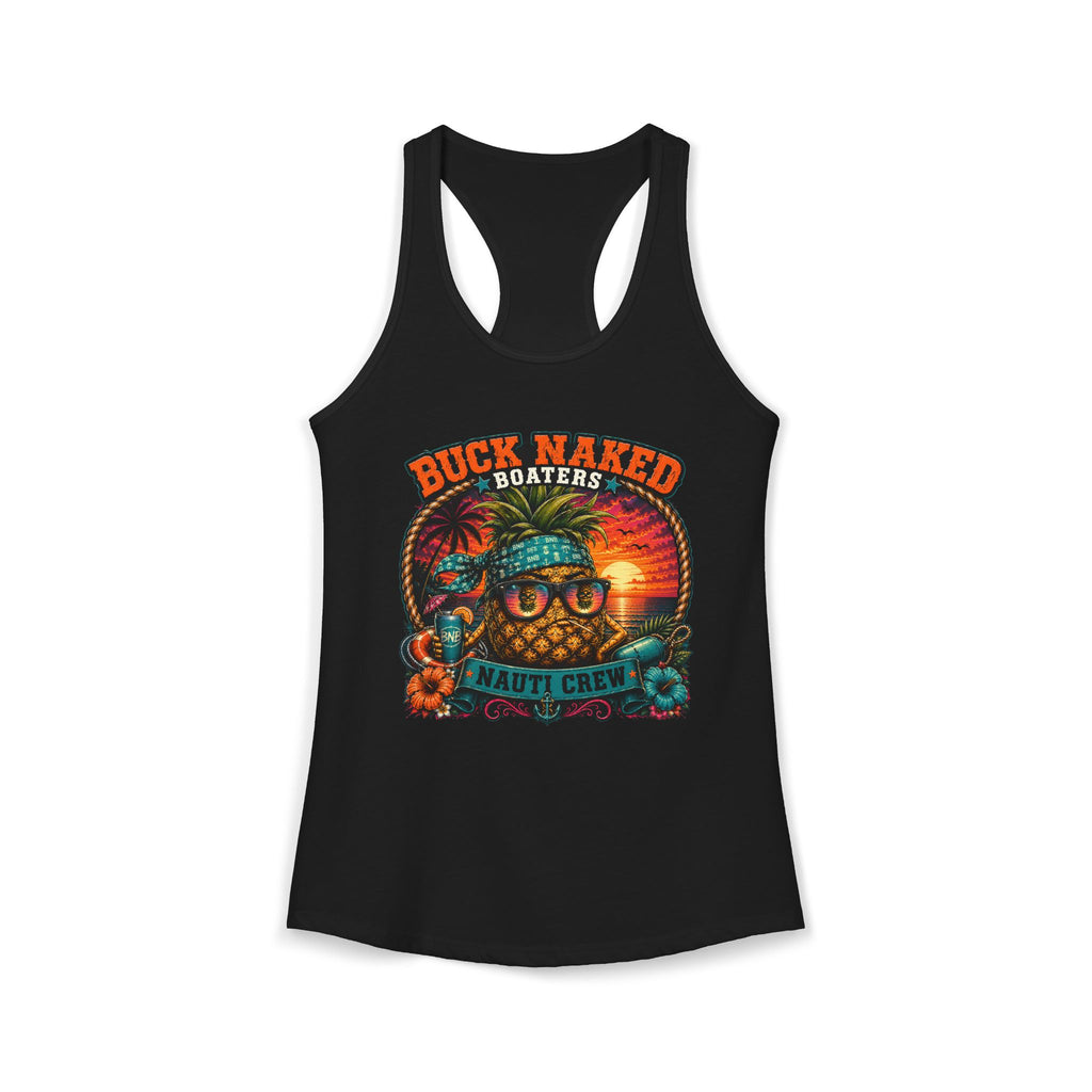 Women's pineapple nauti Racerback Tank