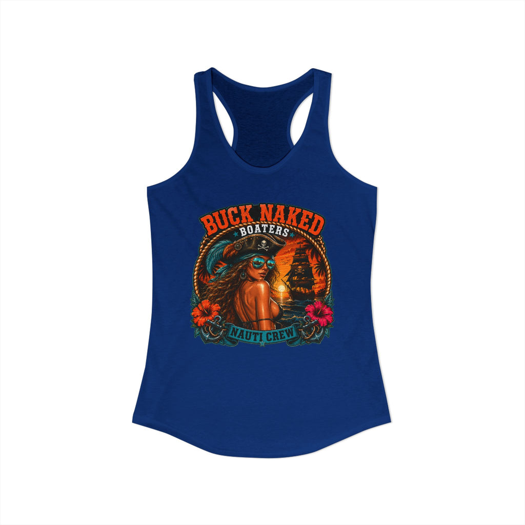 Women's pirate nauti crew Racerback Tank
