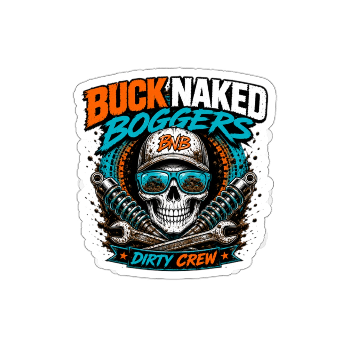Buck Naked Boggers decal