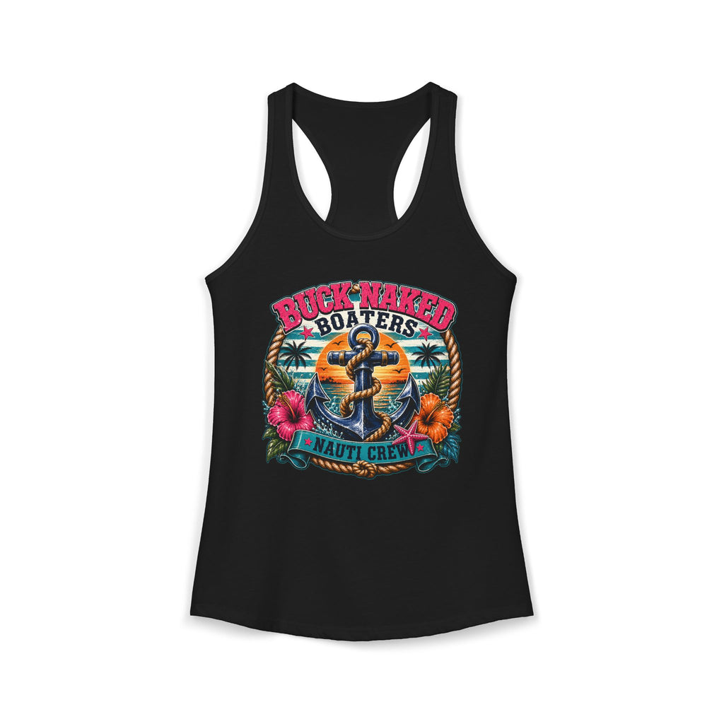 Women's anchor nauti crew Racerback Tank