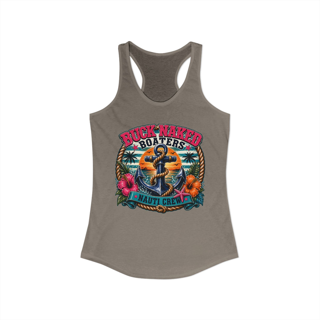 Women's anchor nauti crew Racerback Tank