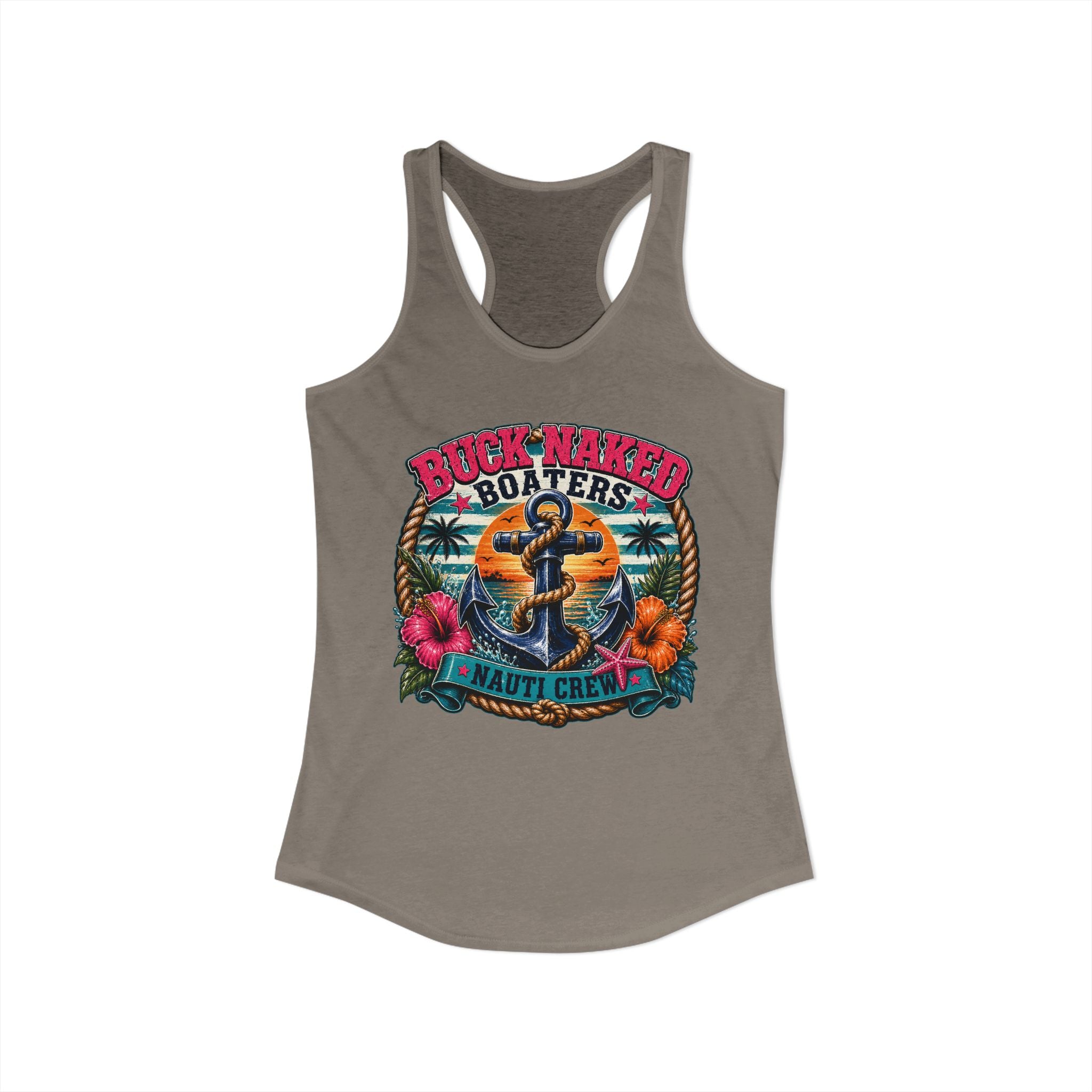 Women's anchor nauti crew Racerback Tank