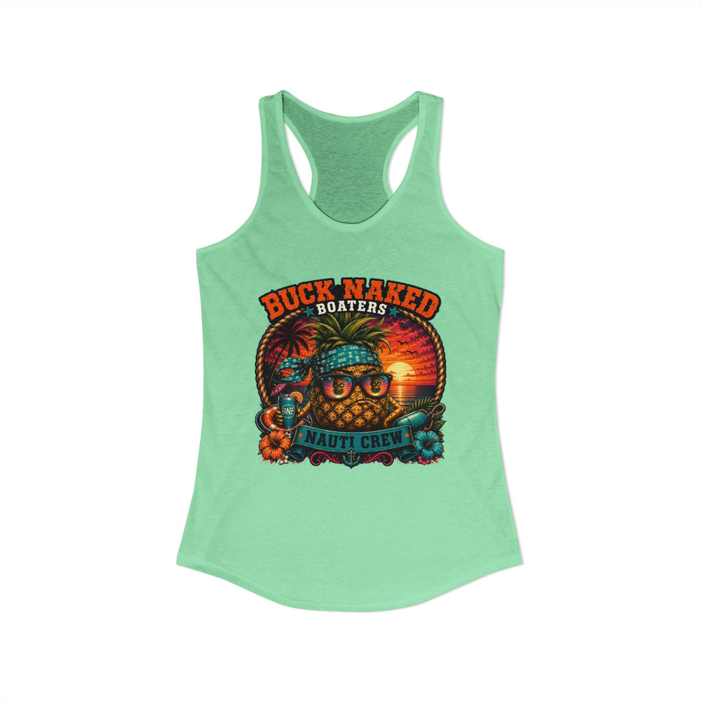 Women's pineapple nauti Racerback Tank
