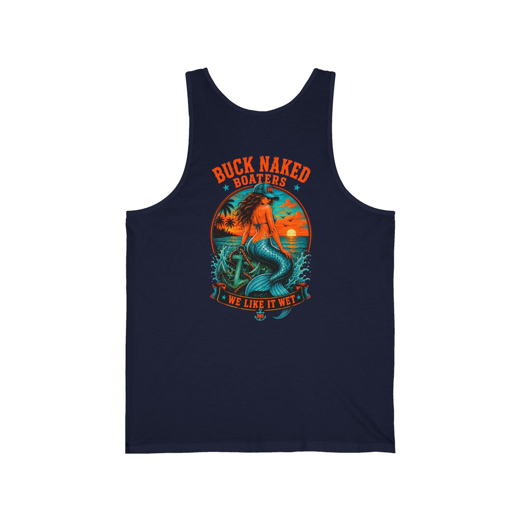 mermaid (we like it wet) nauti crew Tank