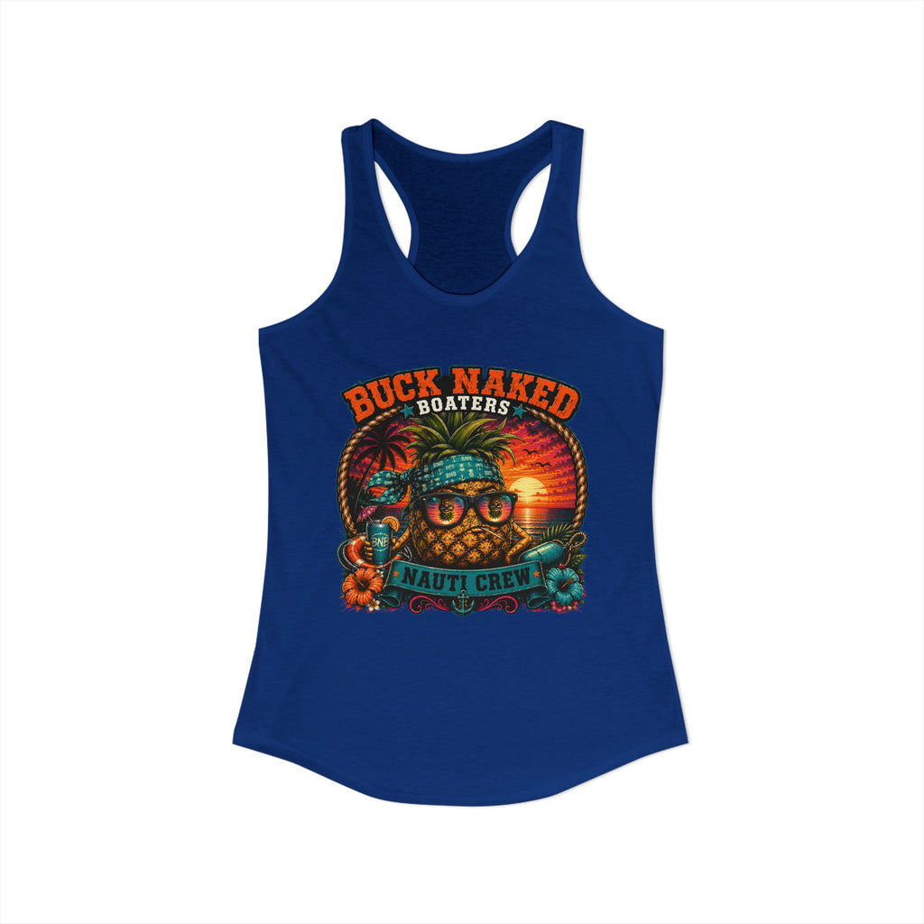 Women's pineapple nauti Racerback Tank