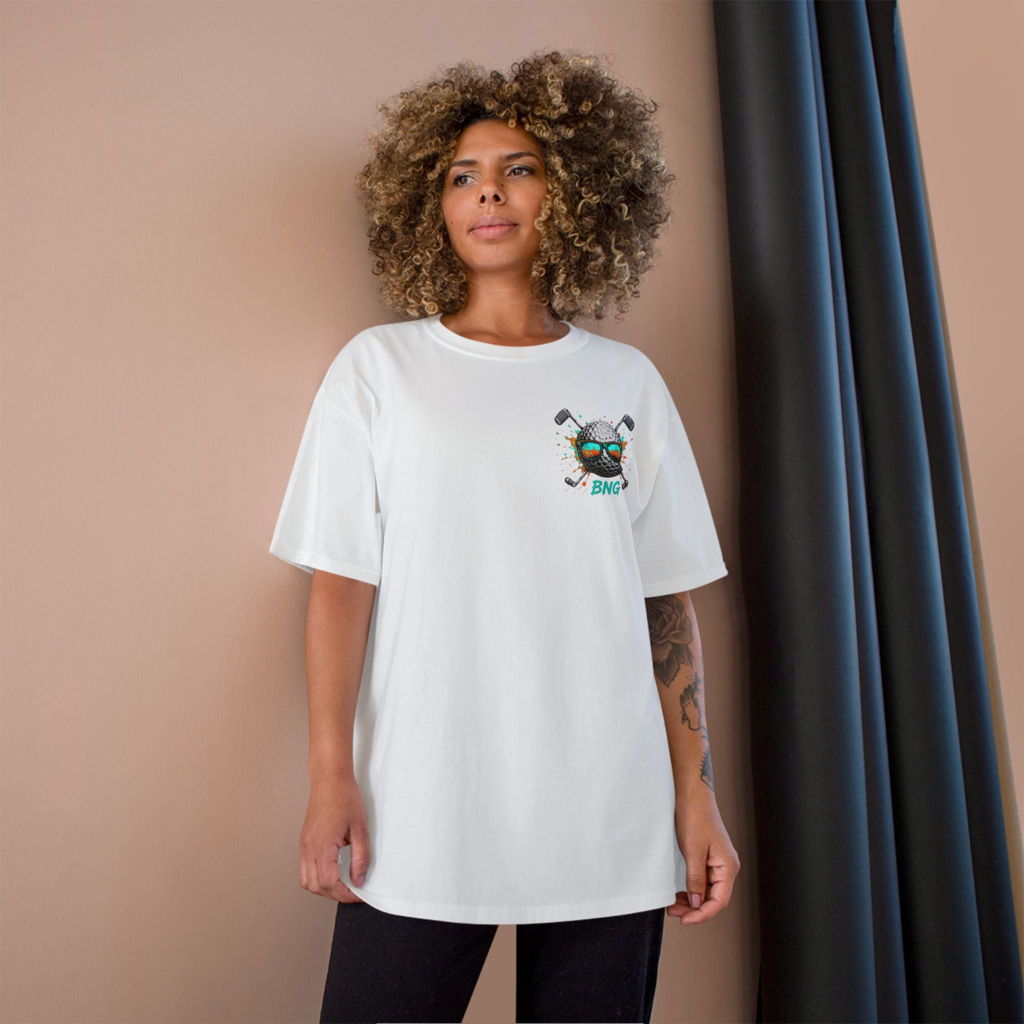 Champion buck naked Golf T-Shirt