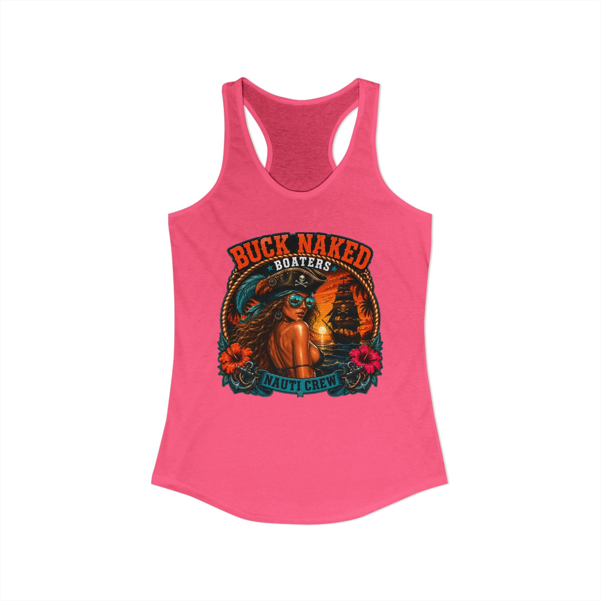 Women's pirate nauti crew Racerback Tank