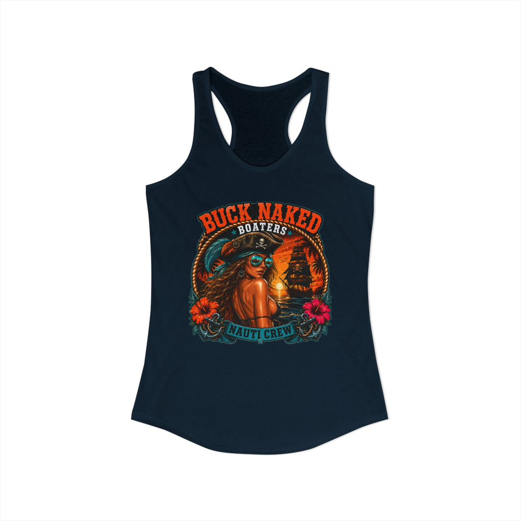 Women's pirate nauti crew Racerback Tank