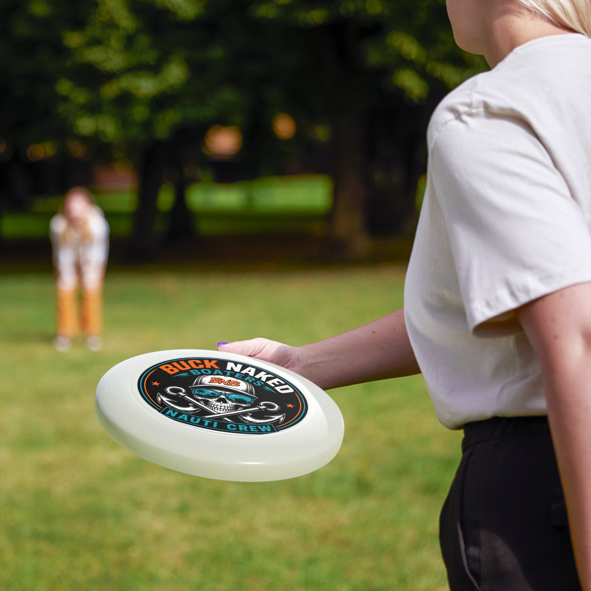 Wham-O nauti crew Frisbee