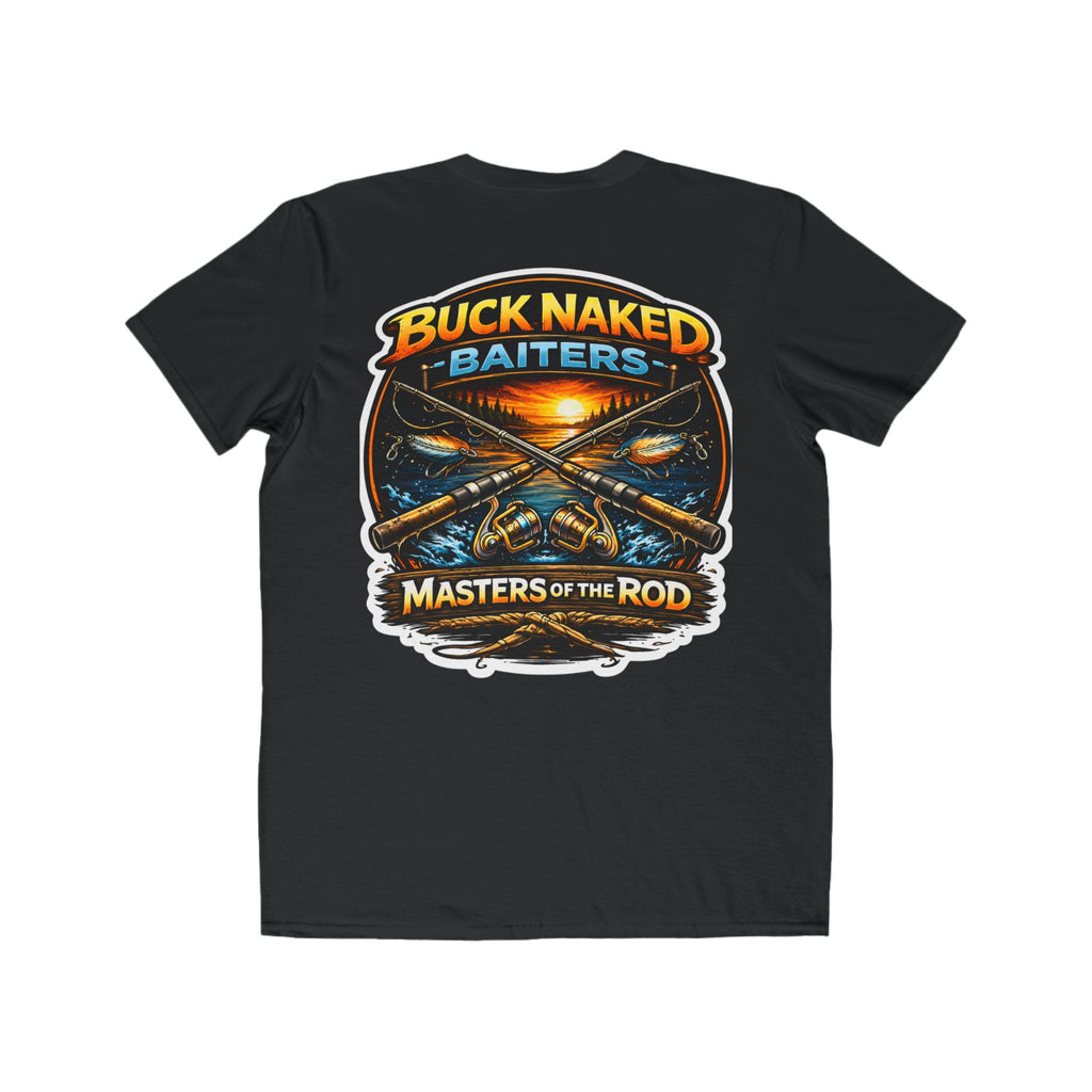 Buck Naked Batters Fishing Tee — "Masters of the Rod" Men’s Graphic T-Shirt