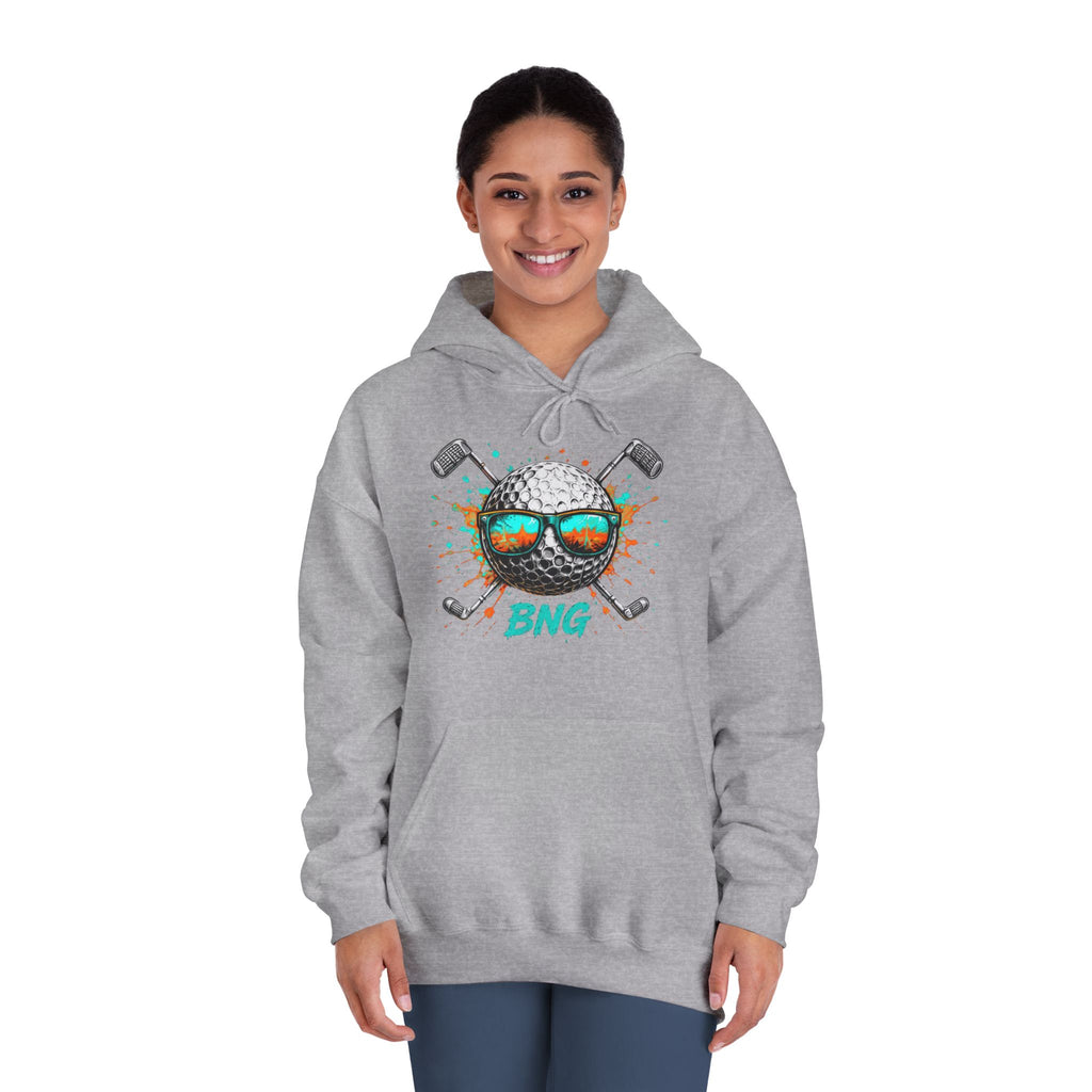 Unisex DryBlend® Buck Naked Golfers Hooded Sweatshirt