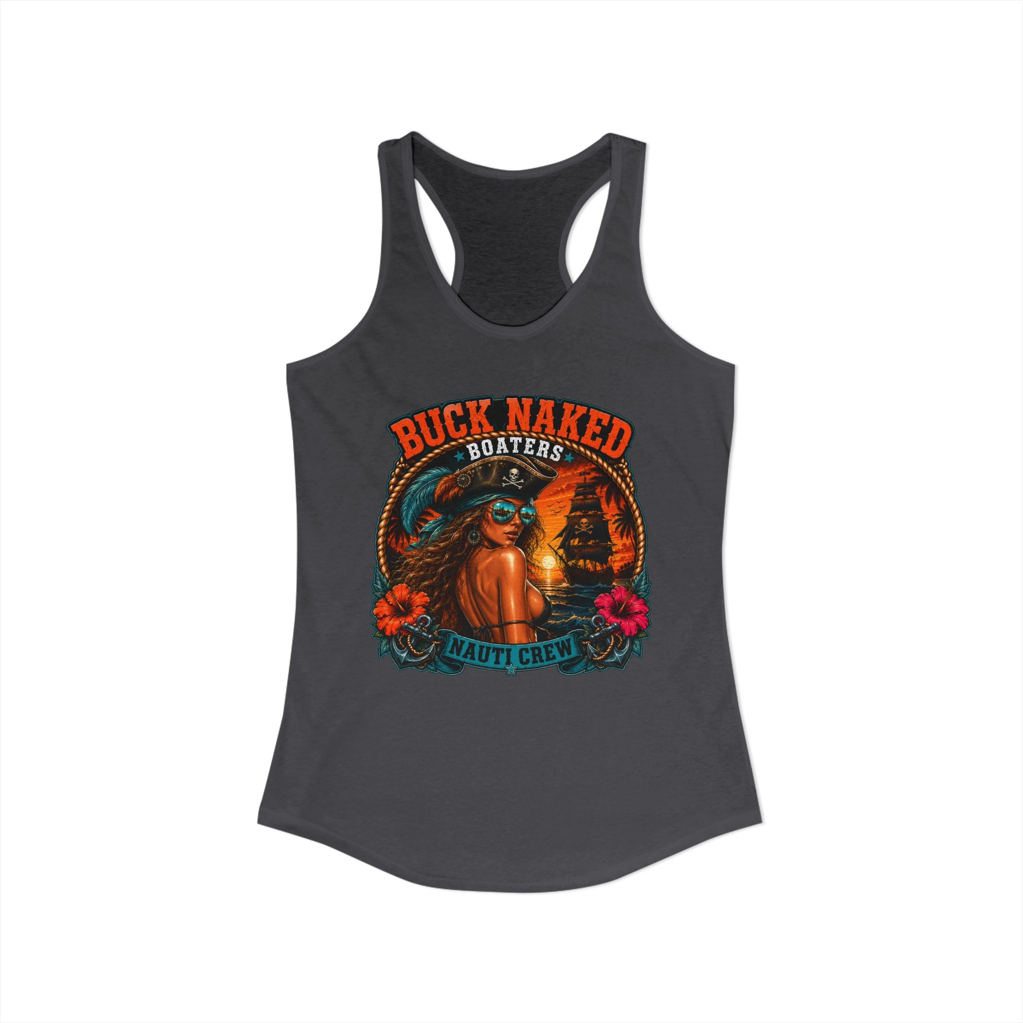 Women's pirate nauti crew Racerback Tank