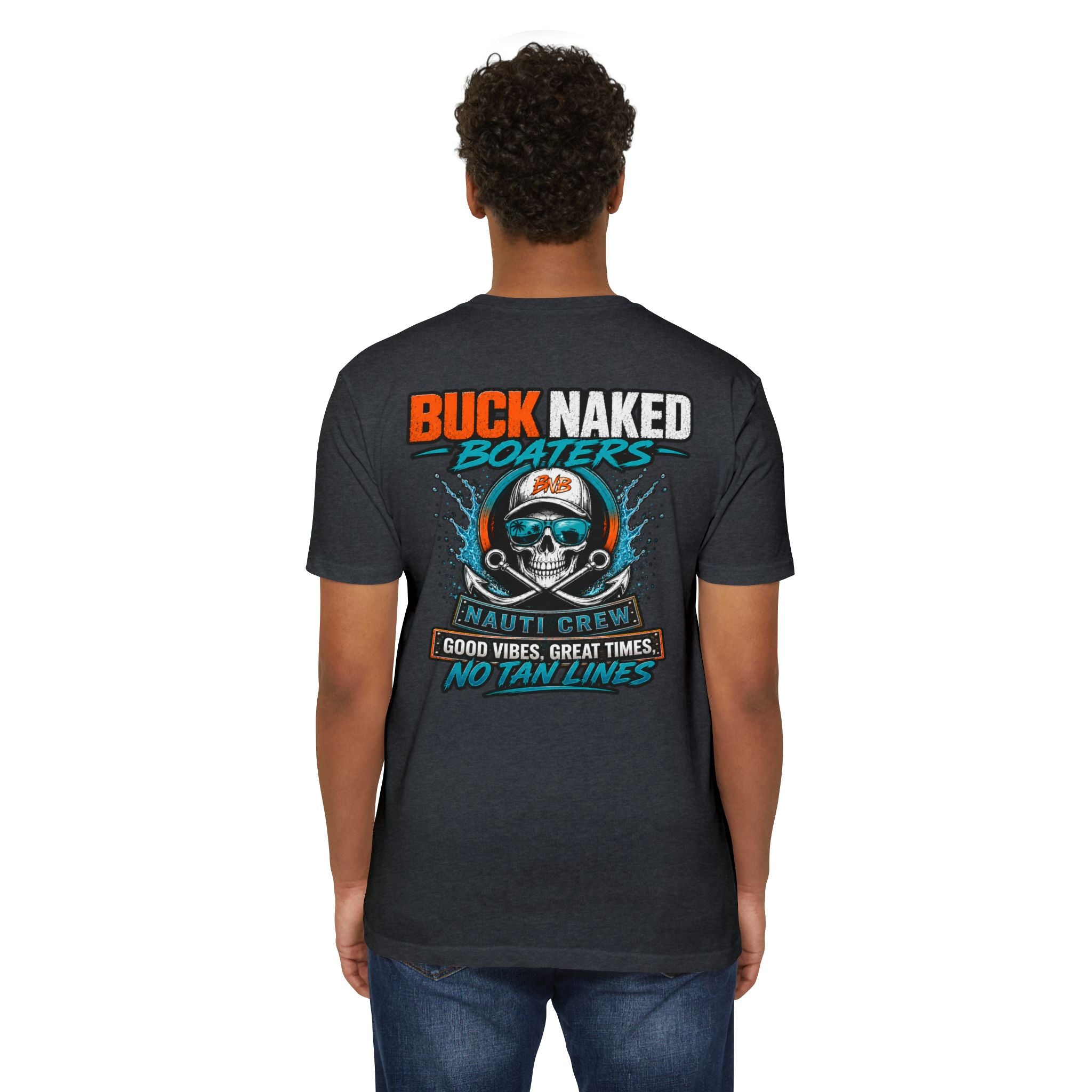 original nauti crew logo Unisex CVC Jersey T-shirt