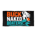buck naked mermaid Beach Towel