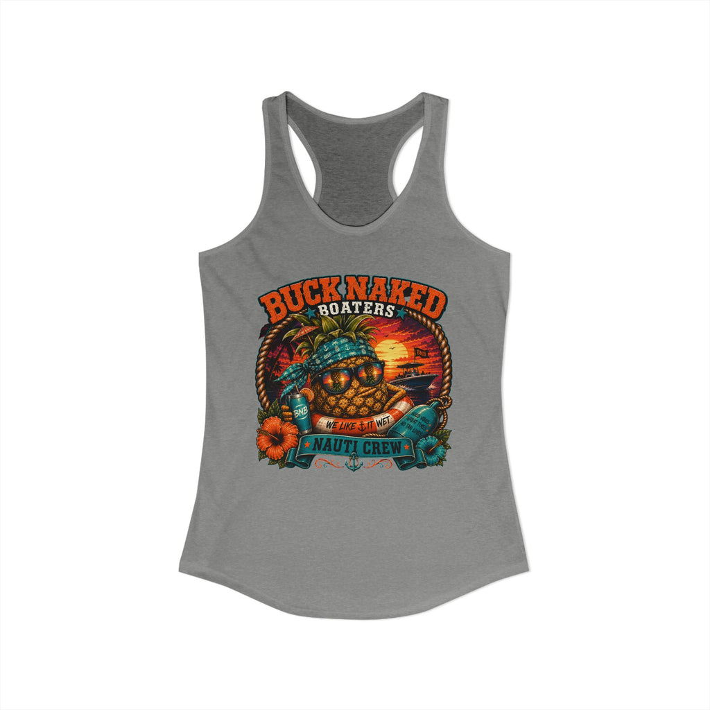 Women's  floating pineapple Racerback Tank