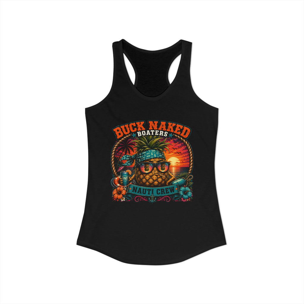 Women's pineapple nauti Racerback Tank