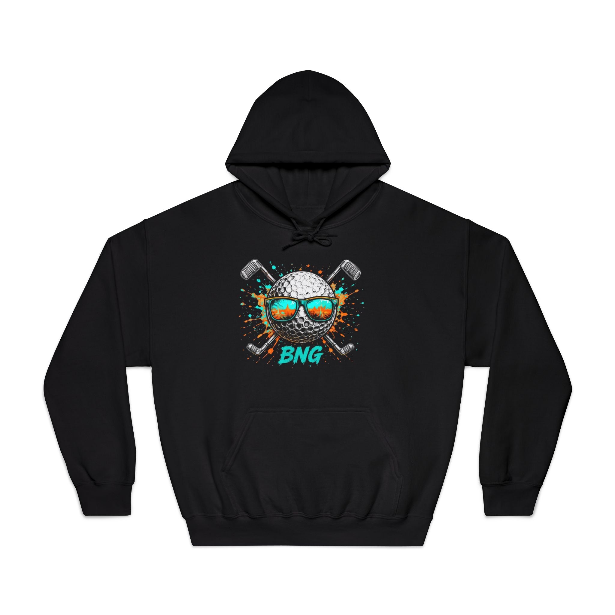 Unisex DryBlend® Buck Naked Golfers Hooded Sweatshirt