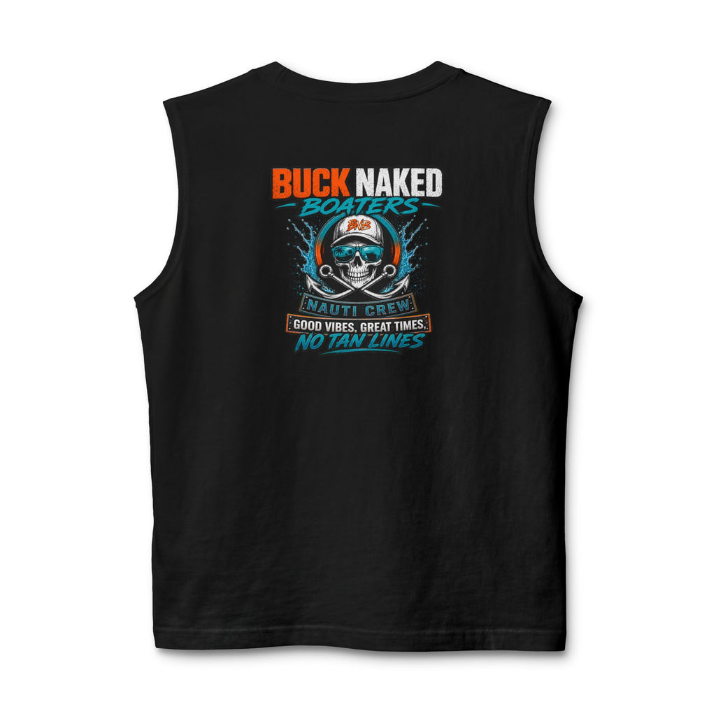 Unisex Jersey Muscle Tank classic nauti skull logo 25
