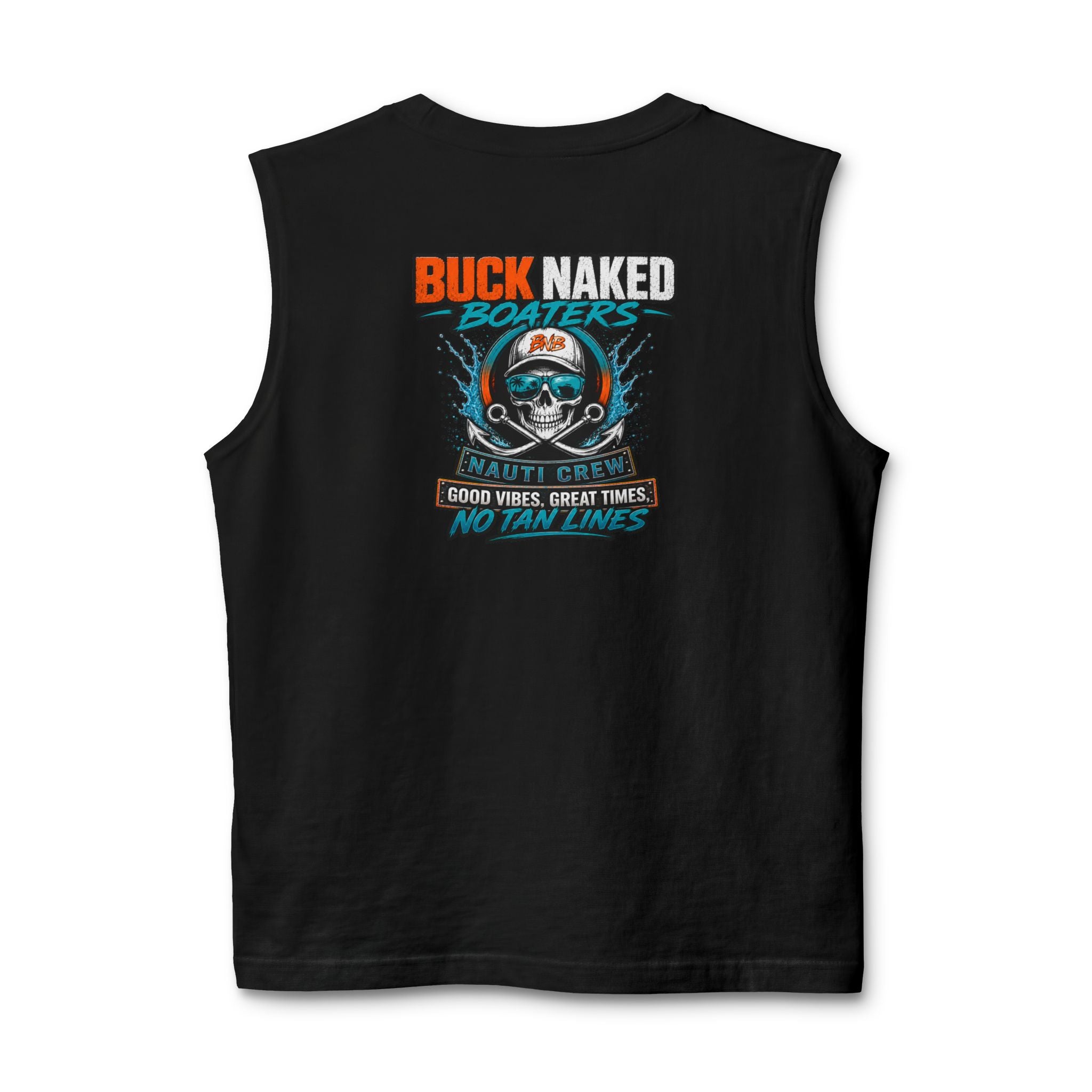 Unisex Jersey Muscle Tank classic nauti skull logo 25