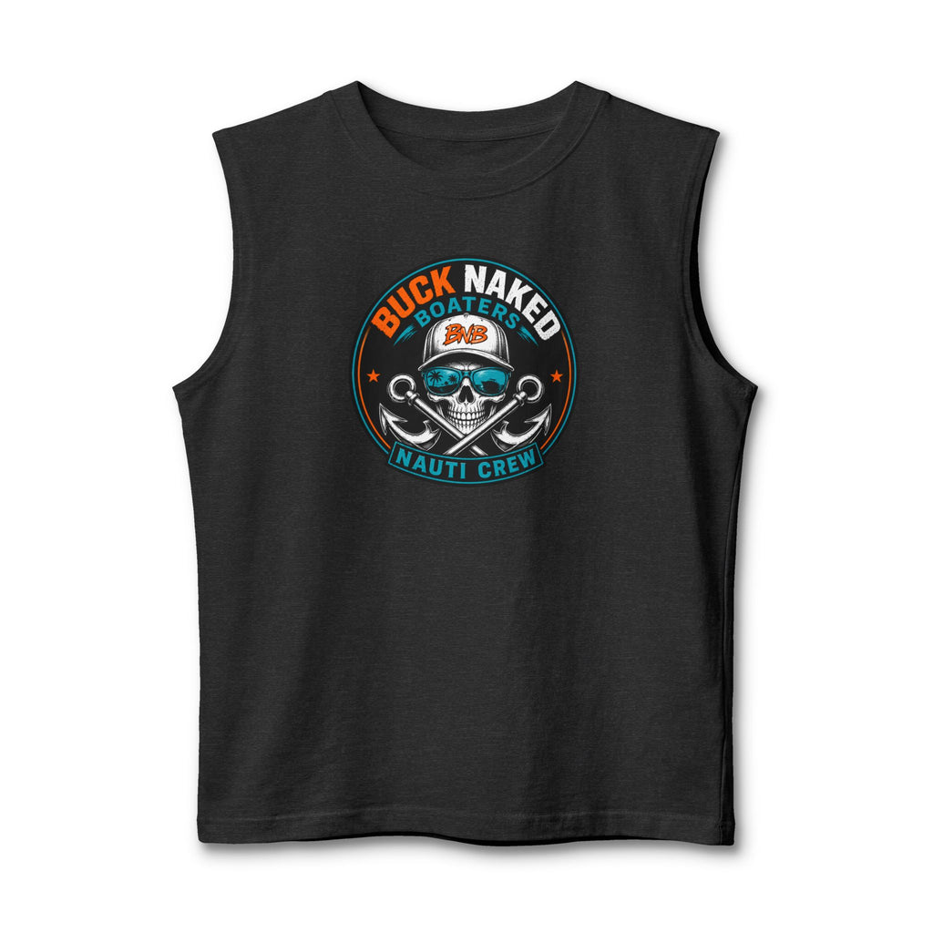 Unisex Jersey Muscle Tank classic nauti skull logo 25