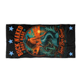 Beach Towel — 'Buck Naked Boat Babe' Retro Mermaid Anchor Design