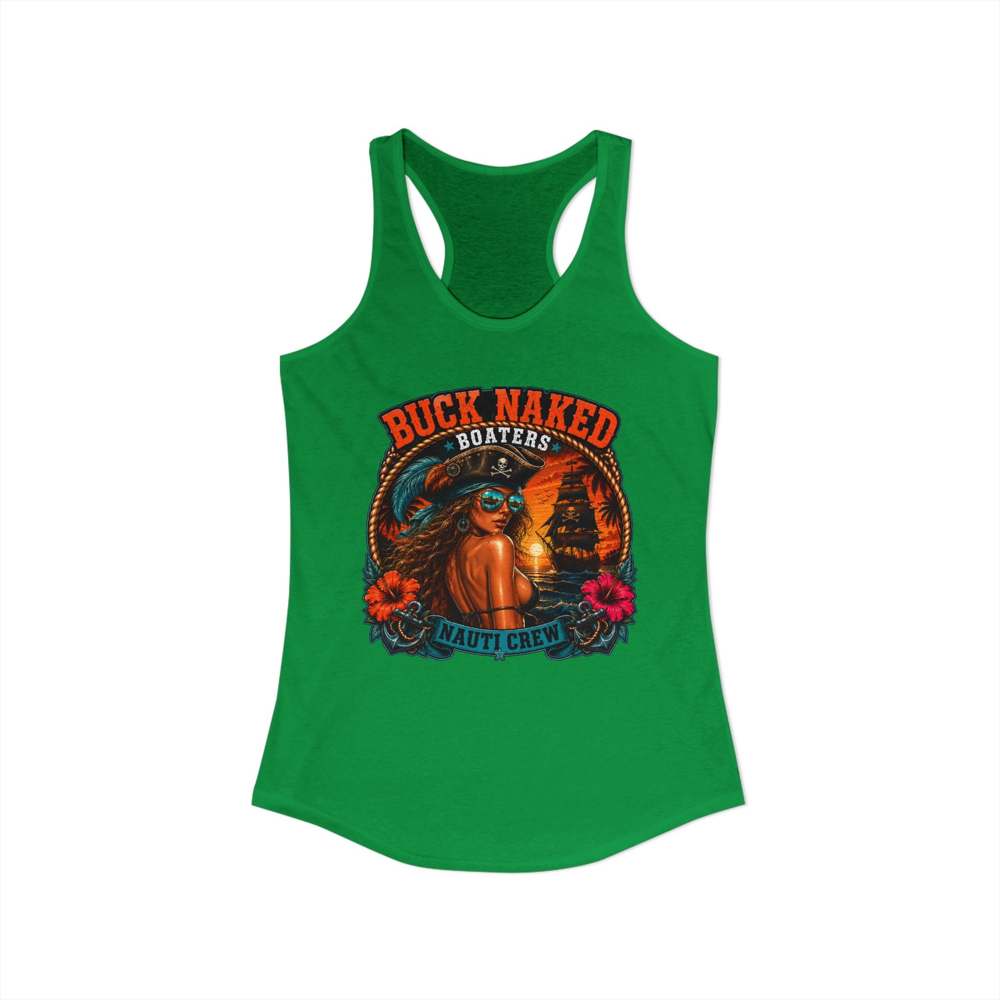 Women's pirate nauti crew Racerback Tank