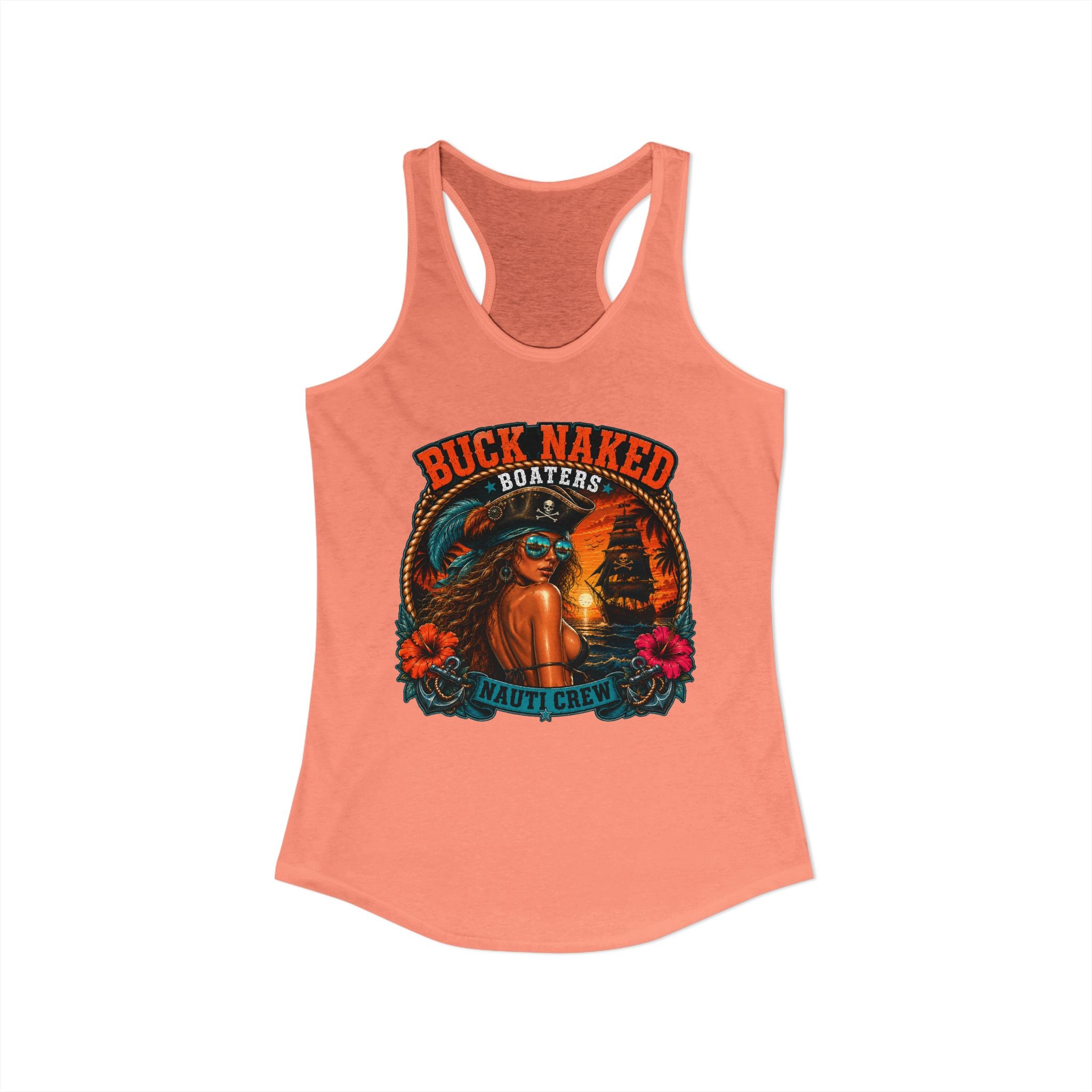 Women's pirate nauti crew Racerback Tank