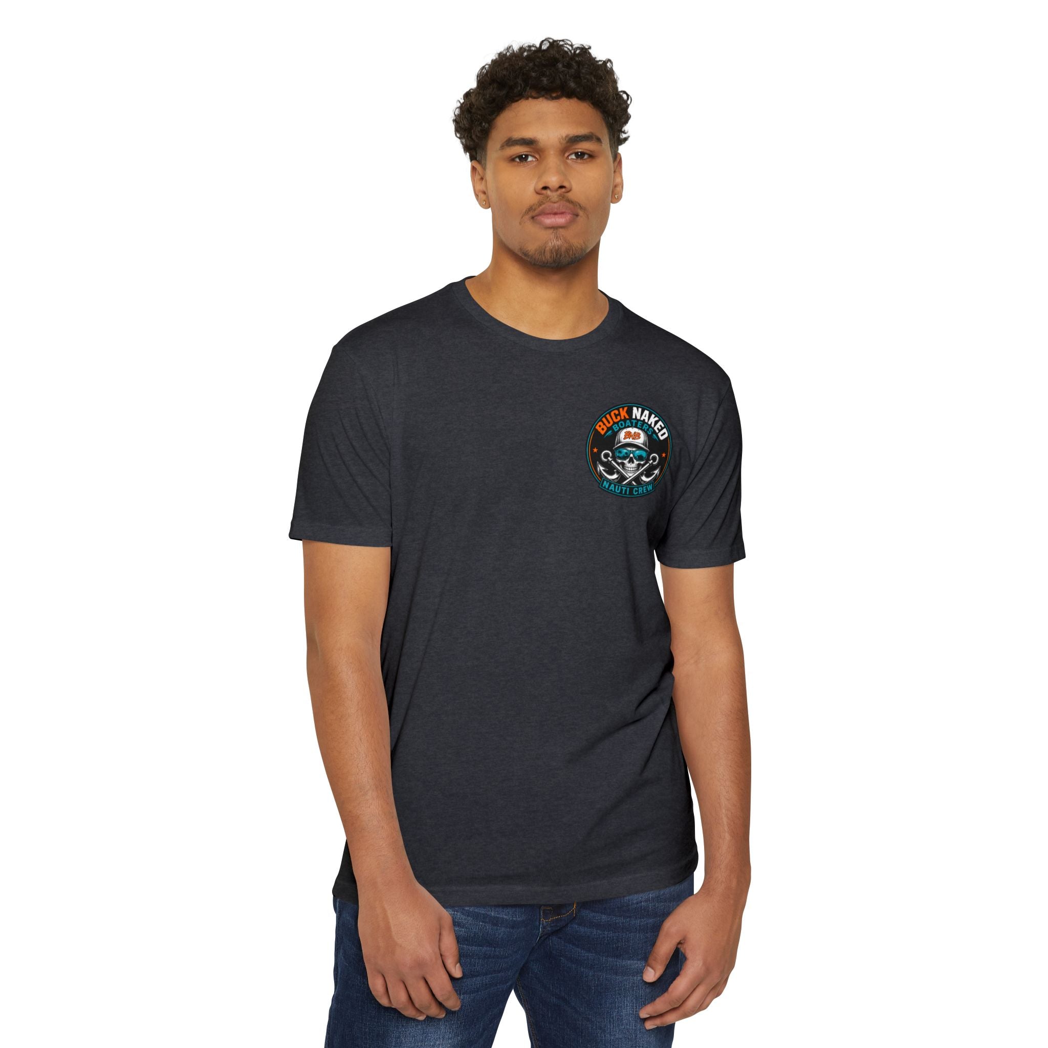 original nauti crew logo Unisex CVC Jersey T-shirt