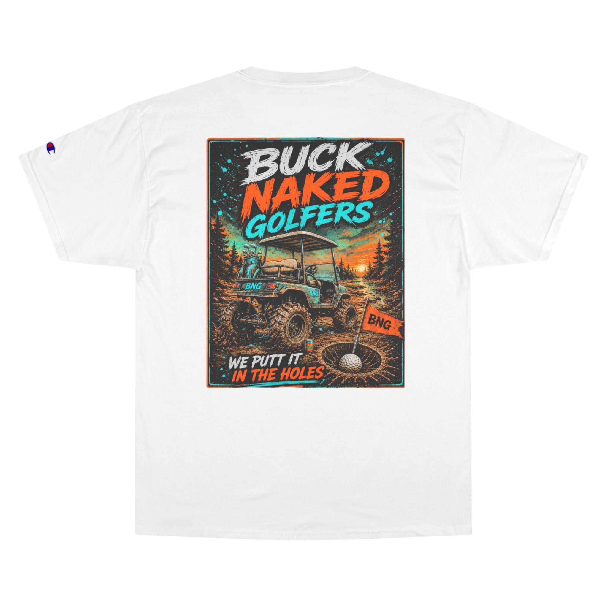 Champion buck naked Golf T-Shirt