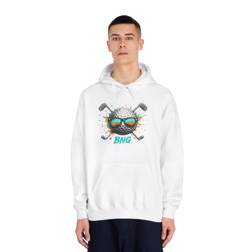 Unisex DryBlend® Buck Naked Golfers Hooded Sweatshirt