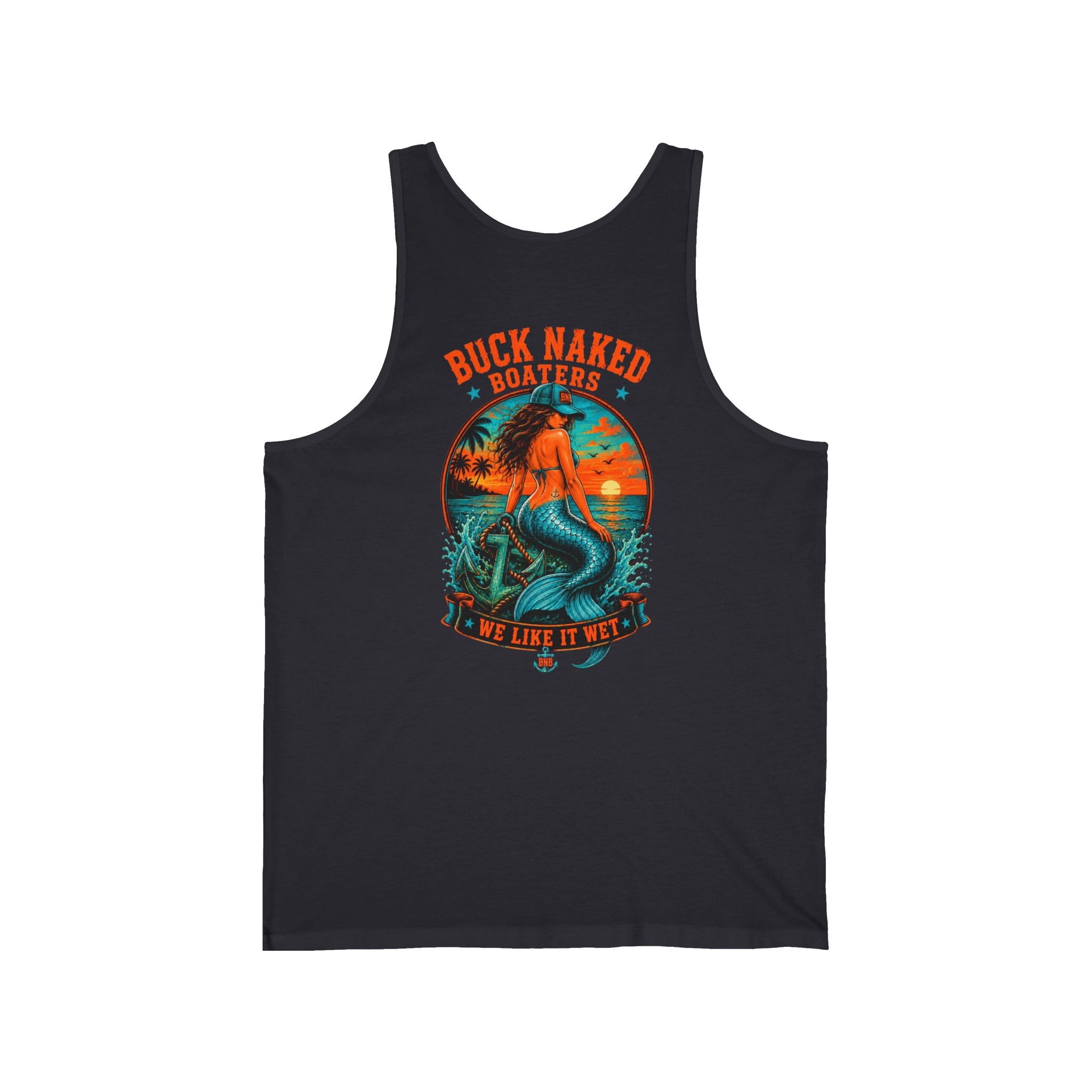 mermaid (we like it wet) nauti crew Tank
