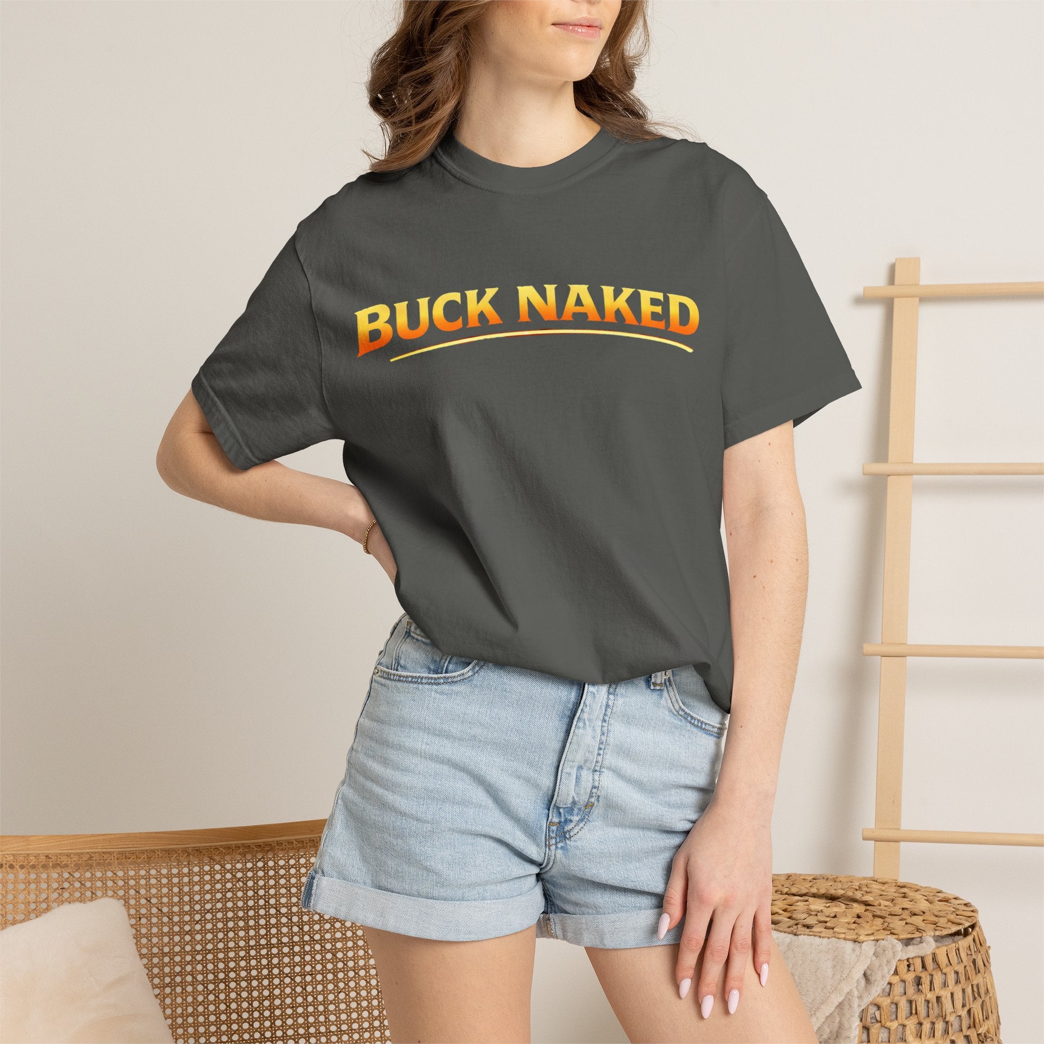 Buck Naked Hookers Fishing T-Shirt — Reel Dirty Bass Angler Tee