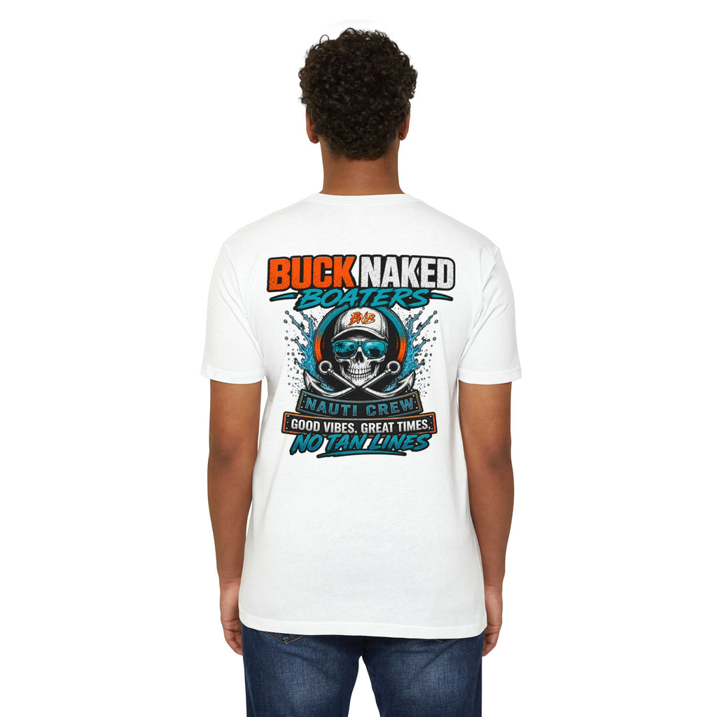 original nauti crew logo Unisex CVC Jersey T-shirt