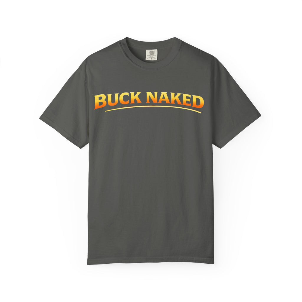 Buck Naked Floaters Kayak T-Shirt — “Paddle Me Hard” Graphic Tee